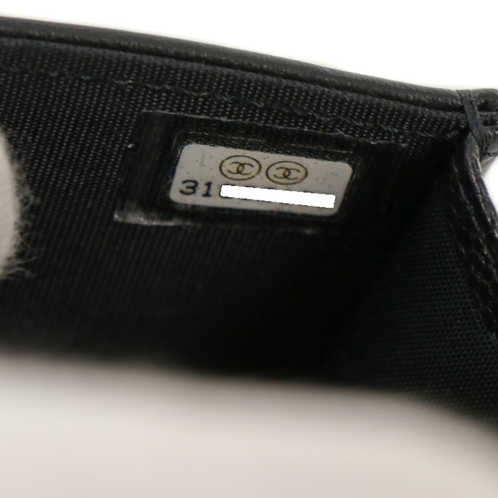 Chanel Bag Shoulder Mini Pouch Black Chain Boy - Picture 10 of 12